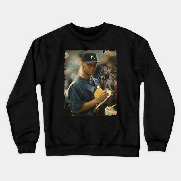 Derek Jeter - 22 for 61 Wit Crewneck Sweatshirt by SOEKAMPTI